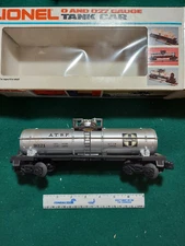 LIONEL #6-9321 SANTA FE SINGLE DOME TANK CAR