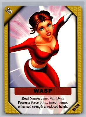 Marvel ReCharge CCG Wasp #29/250 TCG Series 1