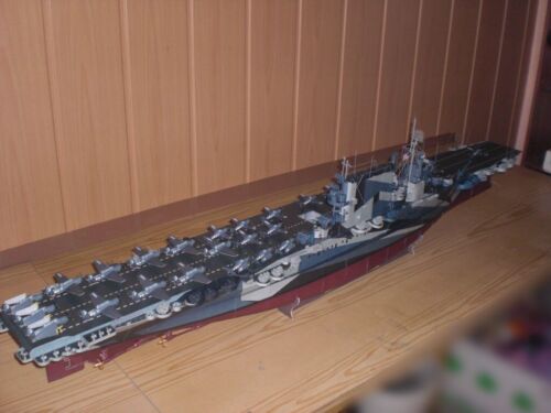 1:200 Scale USS Saratoga (CV-3) Aircraft Carrier DIY Handcraft Paper Model Kit - 第 1/7 張圖片