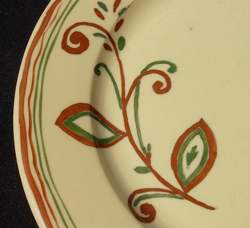 Plato de cena Búfalo China COLORIDO patrón Mexicala pintado a mano - Imagen 2 de 4