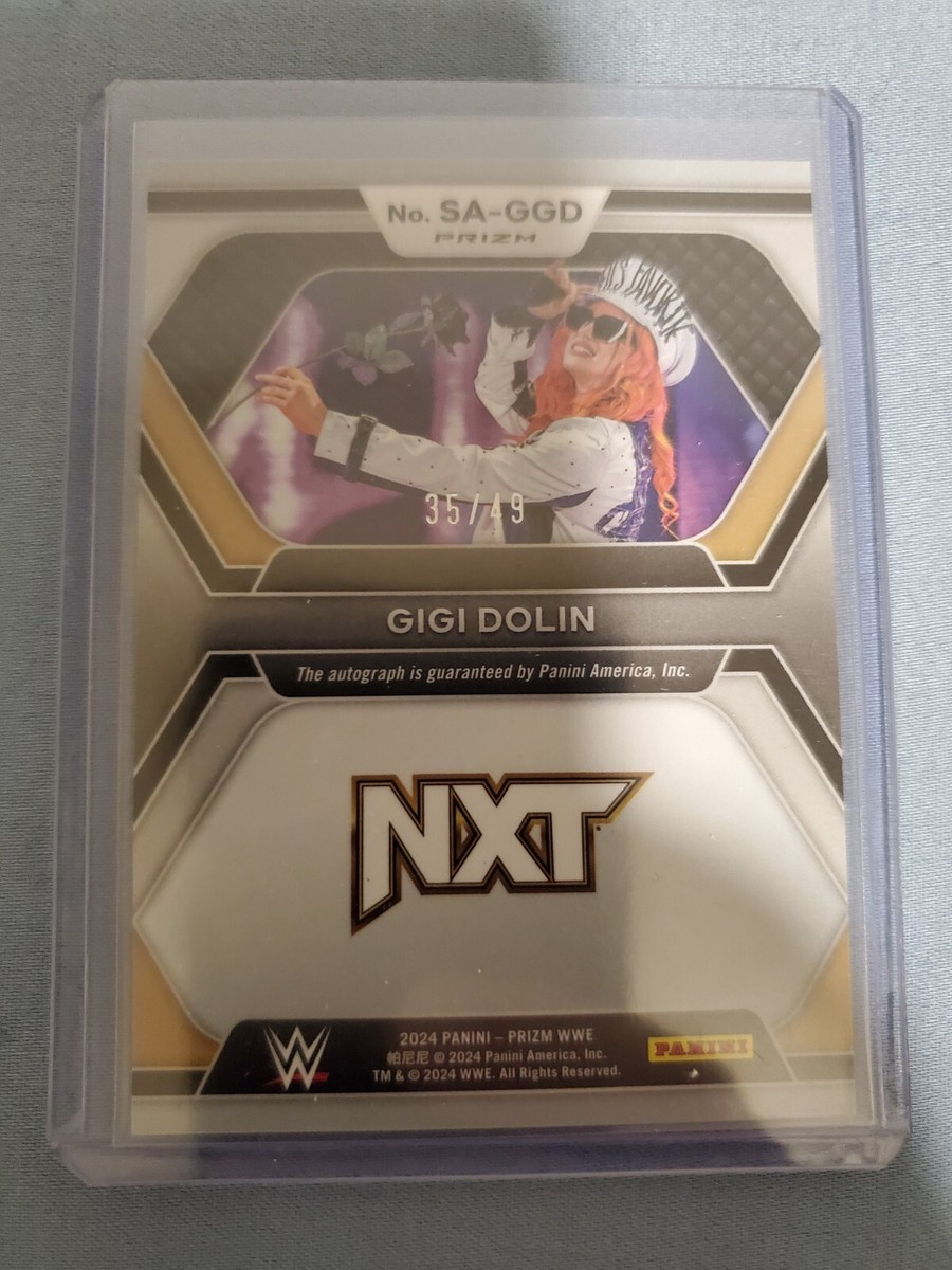 2024 Panini Prizm WWE Gigi Dolin #SA-GGD Superstar Autographs #/49