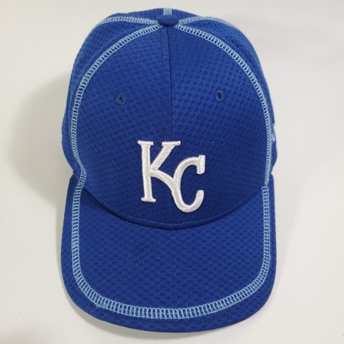 Kansas City Royals Cap 59Fifty 7 1/4 Camo Hat Camouflage New Era Blue Strapback - Picture 14 of 19