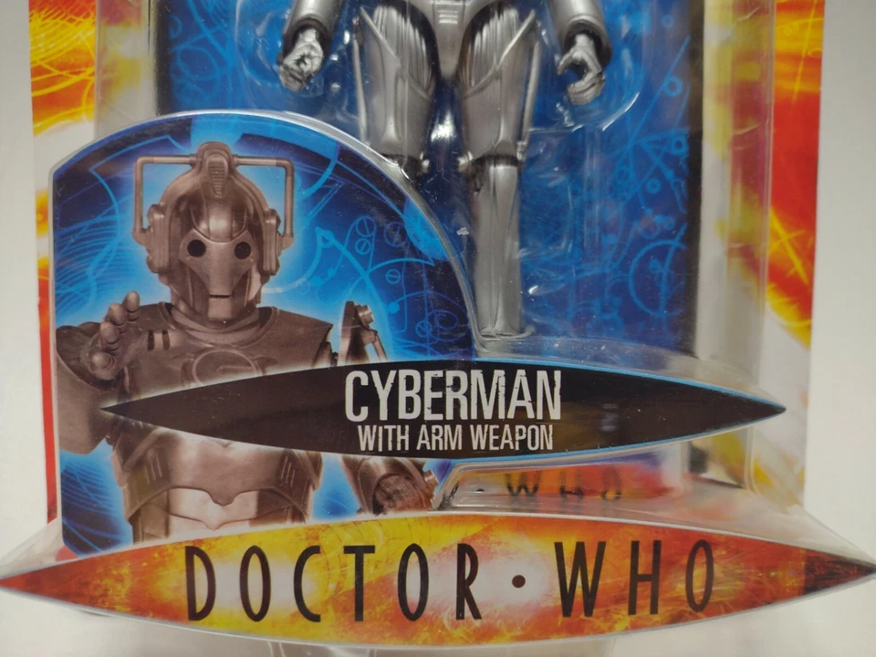 Doctor Who Cyberman w Arm Weapon Collectible Action Figure Character Series 2 Dr - Image 4 of 4