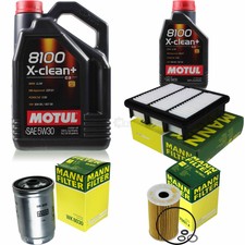 MOTUL 6 L 5W-30 MOTOR-ÖL+MANN-FILTER für Hyundai i30 CW FD 1.6 CRDi