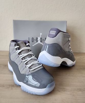 Nike Size 5.5 Y GS - Air Jordan 11 Retro Cool Grey (2021 Nike Size 5.5 Y GS - Air Jordan 11 Retro Cool Grey (2021