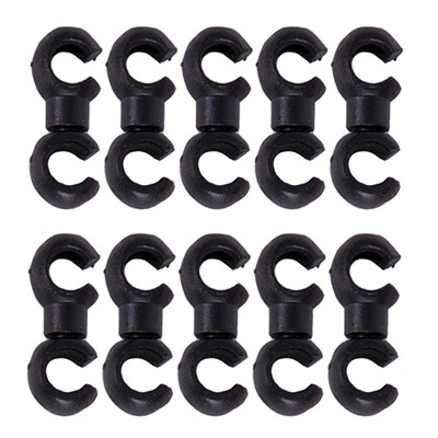10 pcs Bicycle Brake Cable Clip Buckle S Style Bike MTB Hose Guide Cable Ties