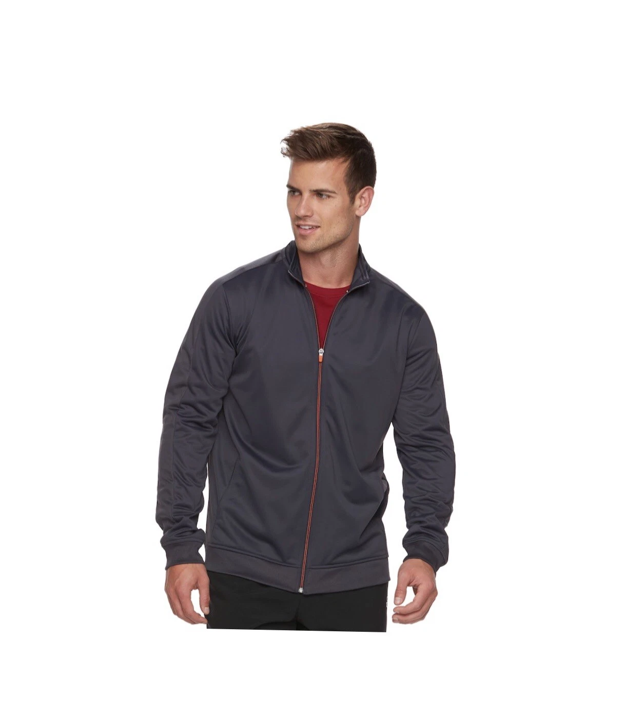 Tek Gear, Tricot Lightweight Wicking Sporty Athletic Windbreaker Jacket | Small