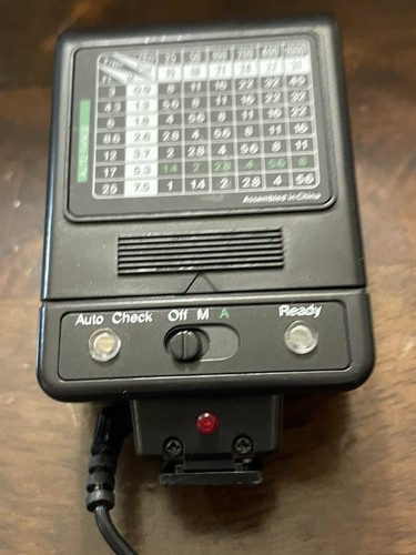 ACHIEVER 115M Compact Thyristor Strobe Flash SLR Cameras Shoe Mount Test Good B1 - Picture 5 of 11