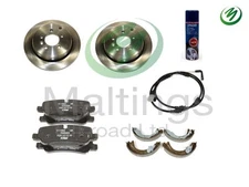Allmakes 4x4 tdv6 rear brake kit inc handbrake shoes Fits - Discovery 3 2.7 tdv6