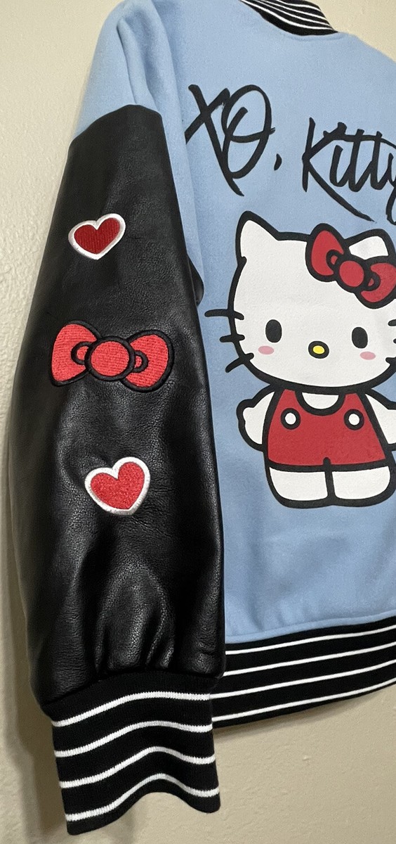 Forever 21 x XO Hello Kitty Varsity Jacket Size XS Final