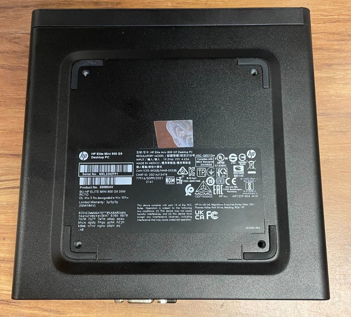 New HP Elite 800 G9 Mini Desktop 16GB i5 i5-12500T WIN 11 New HP Elite 800 G9 Mini Desktop 16GB i5 i5-12500T WIN 11