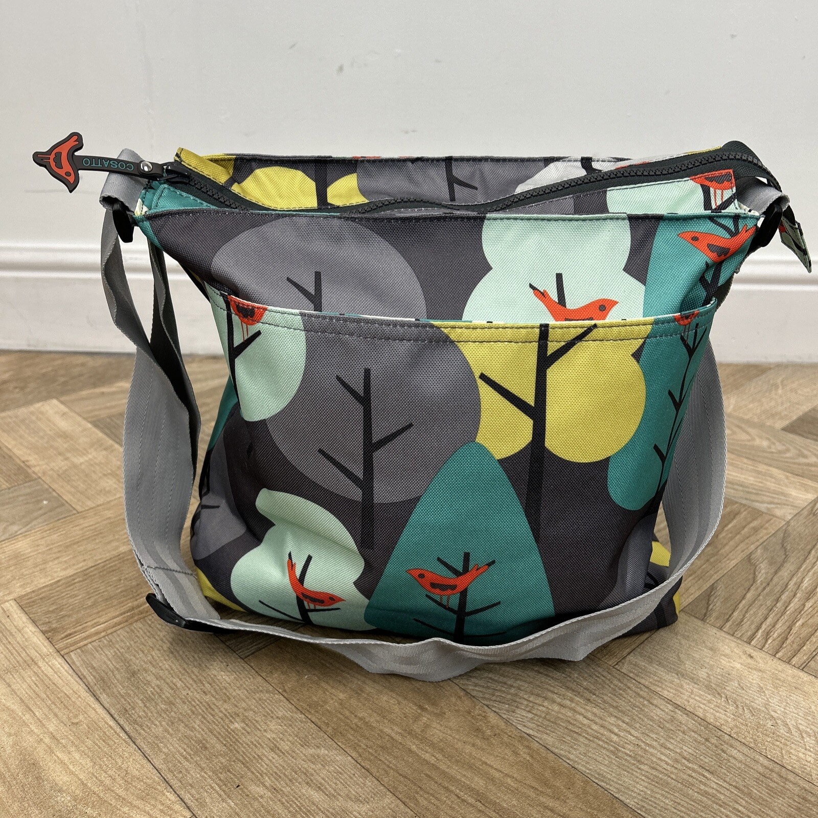 Cosatto Changing Bag - Firebird - Charcoal Grey Trees 🔥