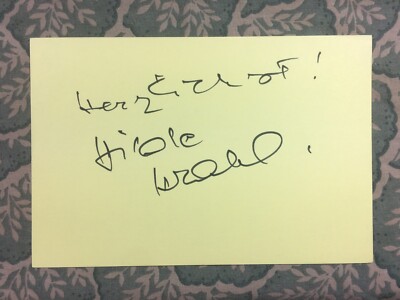 Hilde Krahl - Das Glas Wasser - No Greater Love - Träumerei - Autograph 1975