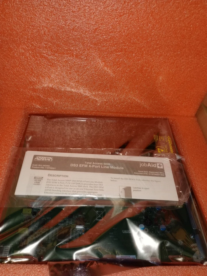 ADTRAN TOTAL ACCESS 5000 DS3 EFM 4 PORT LINE MODULE(1187260G1), NEW SURPLUS/NOB! - Image 4 of 4