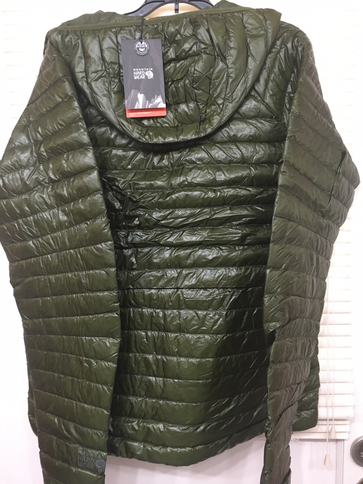 Men's Ghost Whisper 2 Down Hoody NWT Small Dark Army Green - $350 image 3