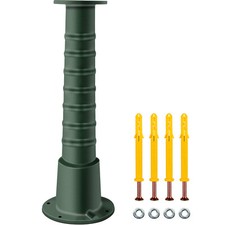 VEVOR Support Pompe à Eau à Main Fonte Puits Jardin Extérieur 22,86x22,86x66 cm