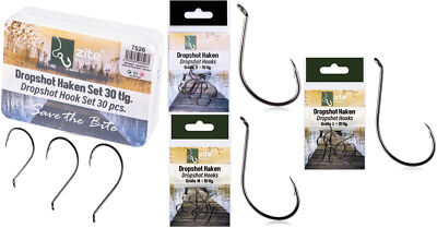 Drop Shot Haken Angelhaken Finesse Barsch Zander Diverse Größen Zite Fishing