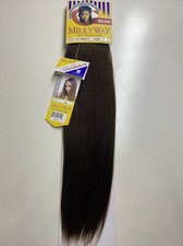 Milkyway 100 Human Hair Yaky Weave 14" 4