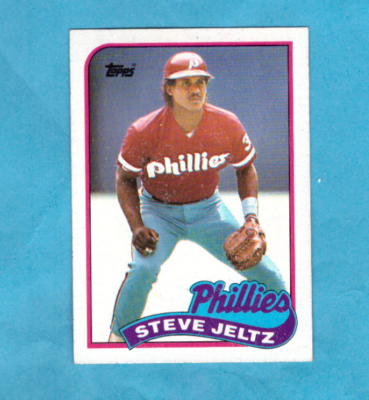 1989 Topps Baseball card #707 Steve Jeltz Phillies | eBay