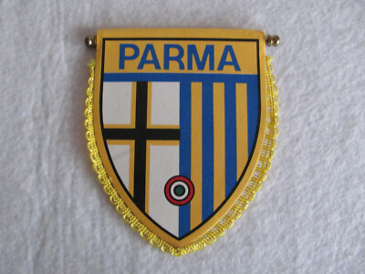 Parma Calcio 1913 Wimpel Italien- 9 x 10,5 cm - OHNE KORDEL-älteres Sammlerstück