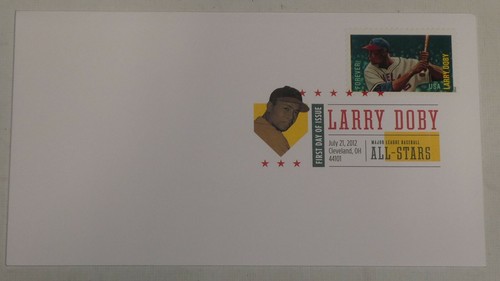 Larry Doby 1st First Day of Issue Cachet USPS Forever Stamp Indians All-Stars 1 - Picture 2 of 4