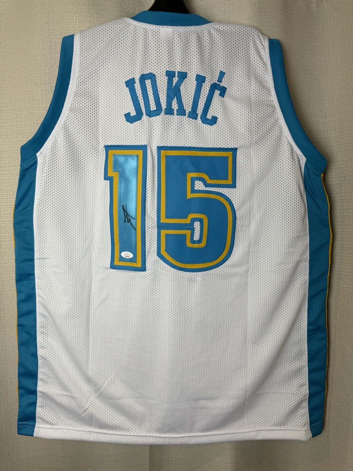 Nikola Jokic Autographed Signed Denver Nuggets / Jersey JSA NBA Authentic (XL) 