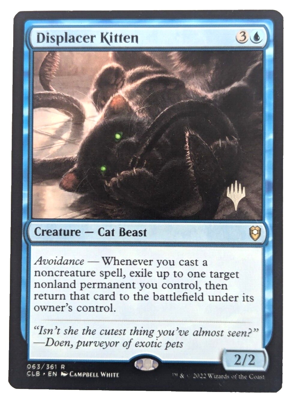 mtg kitten card Displacer Kitten Mtg