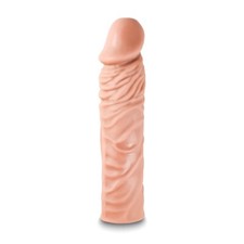 Extra 1.25" Penis Extender Sleeve Reusable Condom 20 Girth 7.5"
