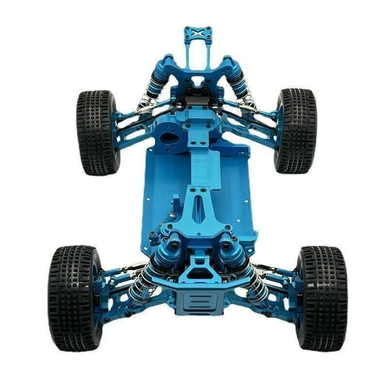 Juego de marco de chasis de coche RC de metal para 1/14 Wltoys 144010 144001 144002 pieza de actualización Foto 3 de 4