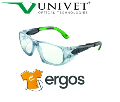 ROSSINI UNIVET Brille 5x9 Polycarbonat kratzfest Arbeit beschlagfrei R557