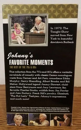 The Carson Collection (2001, VHS) Johnny’s Favorite Tonight Show Moments 4 Tapes - Picture 7 of 12