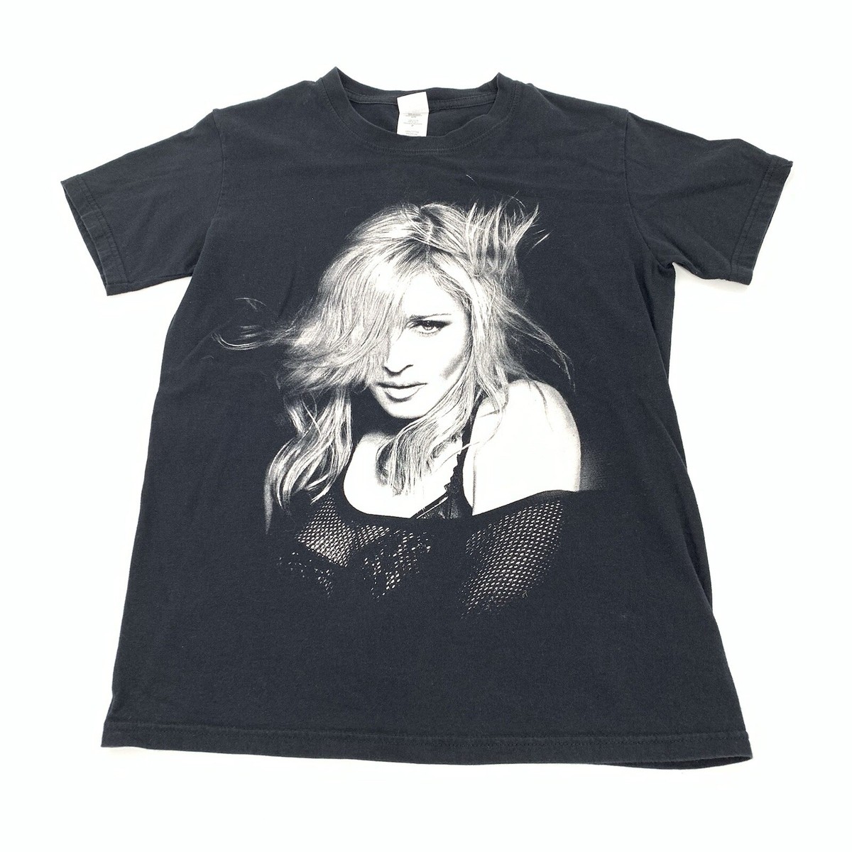 24時間以内発送 完売品 美品 グレー M Madonna Tee 2012 Madonna The MDNA Tour Short Sleeve T-Shirt Size Small Womens