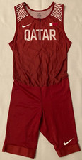 MENS M NIKE PRO ELITE TRACK FIELD RUNNING QATAR SPEEDSUIT SINGLET 911734-XXX