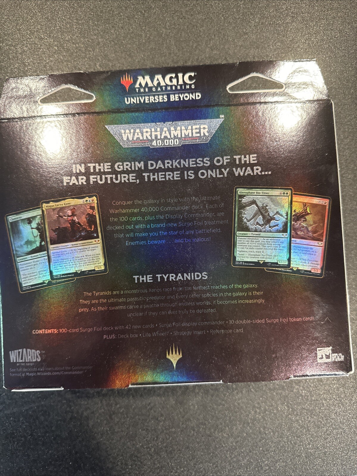 MTG Warhammer 40k Collector's Edition Commander Deck Tyranid Swarm ...