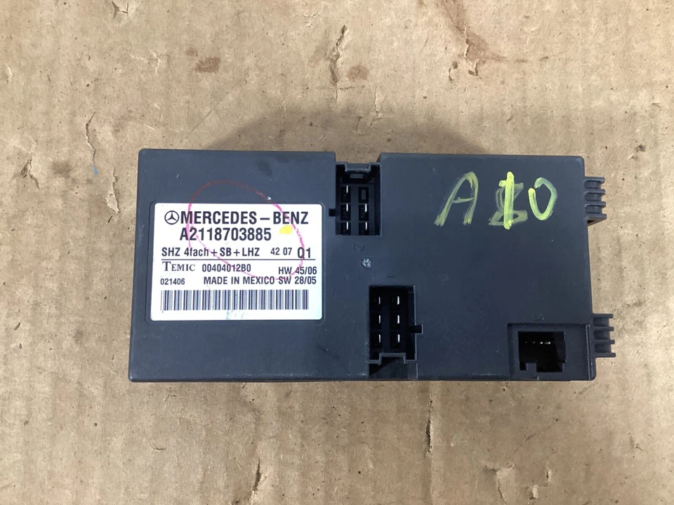 2007-2012 Mercedes Benz GL450 Rear Heated Seat Control Module A2118703885 OEM . - Image 3 of 4