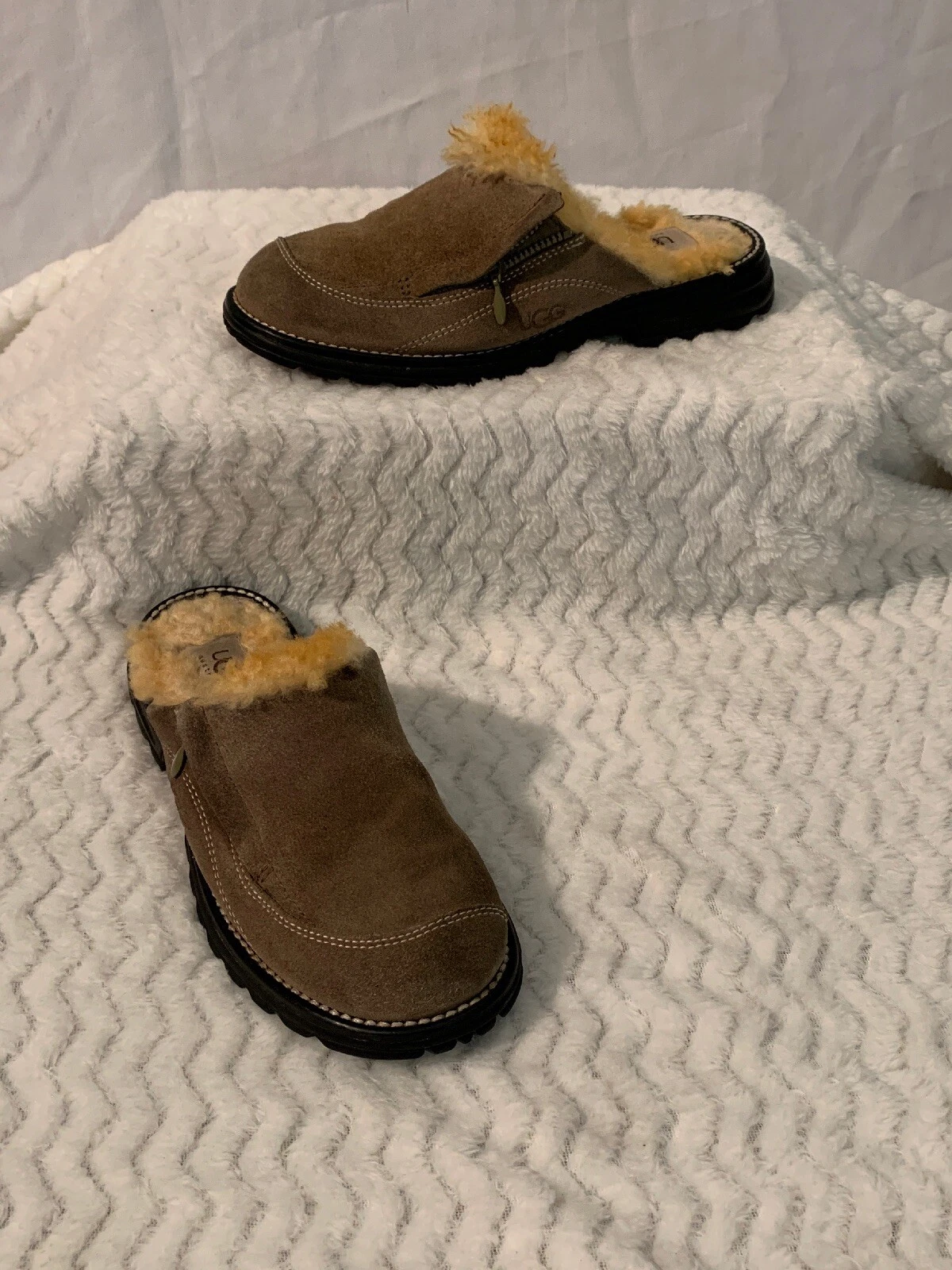 UGG AUSTRALIA SCARPE DONNA ZOCCOLI MULE #5457 MARRONE TAGLIA 6