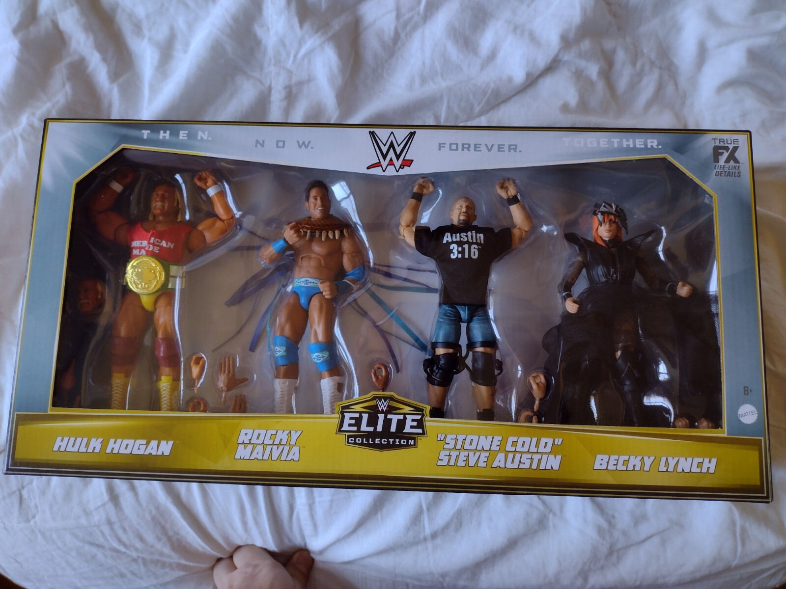 WWE Elite Collection Then Now Forever Together 6 Action Figure 4 Pack Mattel