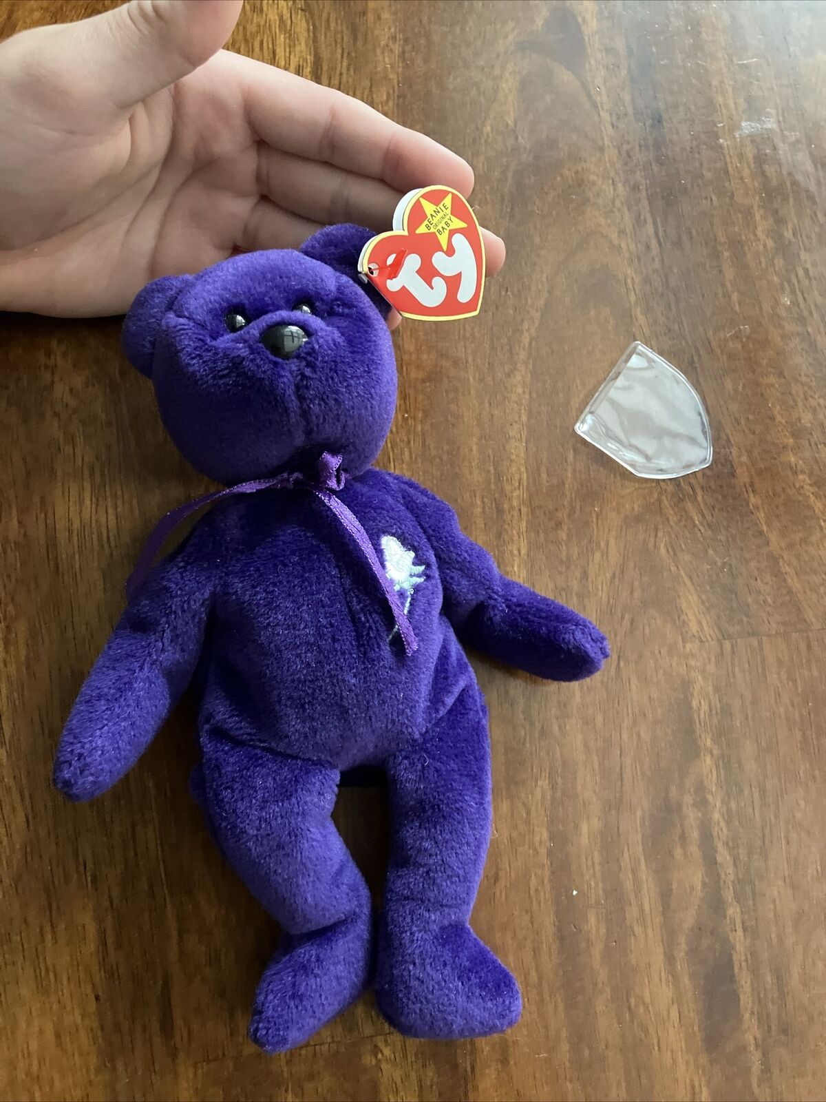 Vintage 1997 Princess Diana Beanie Baby With Tag Cover