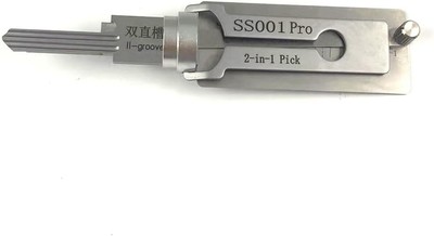 SS001 Tools Dietrich-Werkzeug Für Doppel-Rillen-Türschloss, Pro 2-In-1 Decoder U