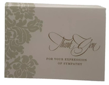  NEW Thank You For Your Expression Of Sympathy Cards 24 Hallmark Funeral Cards