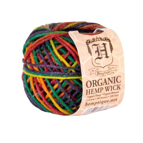 AOZUO 20PCS 1/4\" Round Cotton Oil Lamp Wicks, Braided Cotton...