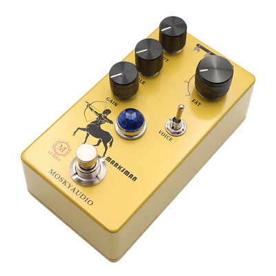 Mosky MARKSMAN Boost Overdrive Guitar Effect Pedal Output Treblle