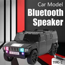 Vintage Bluetooth Retro Ride Car Replica Speaker Rechargeable FM/USB/TF/TWS