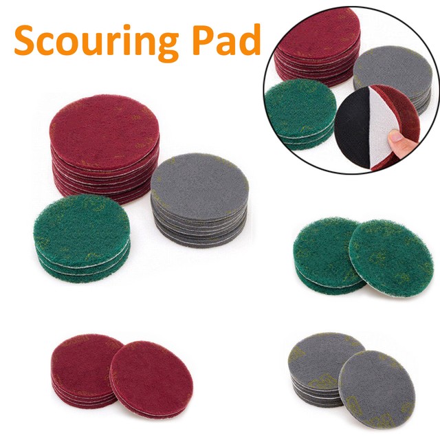 Hook And Loop Abrasive Scotch Brite Conditioning Scouring Pad Dia 100 