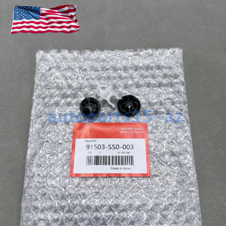 New! 3pcs Car Hood Support Prop Rod Holder Clip For Honda Accord Odyssey Prelude - Изображение 2 из 4