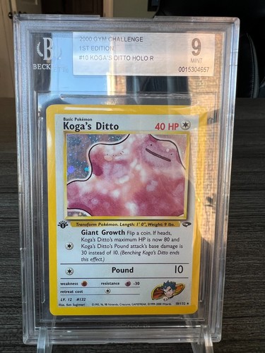 Koga's Ditto (1st Edition) graded BGS 9 for sale on eBay