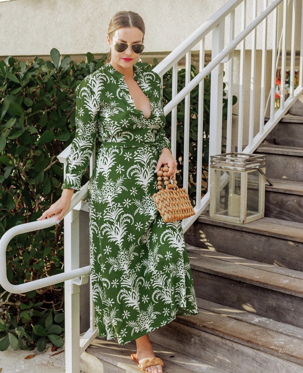 zara green long sleeve dress Vintage Zara Green Chiffon Cold Shoulder Dress, 90s Y2K Modest Fit