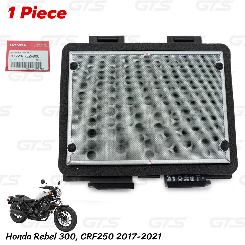 For Honda Rebel 300 500 CRF250 2017 21 Air Intake Cleaner Filter Assembly - Image 2 of 4