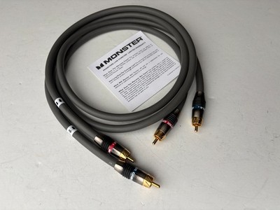 Monster Cable M-Series M850i Ultra high stereo audio interconnect cable 1m