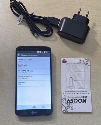 LG G2 16GB Schwarz, Black Android Smartphone 4G LTE D802 Händler, Garantie, Top